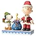 Enesco Peanuts by Jim Shore Charlie Brown in Santa O Figurine