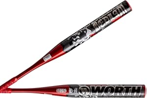 Worth | 2025 | Bedlam Slowpitch Softball Bat | USSSA | 13" Barrel | Balanced | 1-Piece