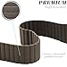 Apple Watch Band 42mm, BRG Leather Loop with Adjustable Magnetic Closure iWatch Band Replacement Bracelet Strap for Apple Watch Series 1 Series 2 Sport and Edition 42mm Medium - Brown