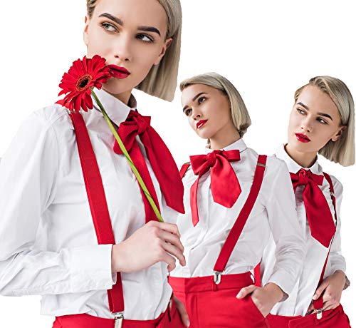 image for Consumable Depot CD Solid Color Suspenders Y-Back | Adjustable and Ela