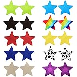Ayliss 10Pairs Sexy Star Pasties One-off Nipple Covers Breast Bra Sticker (one size, Mixed 10 Pairs)