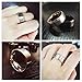 King Will BASIC 9mm Titanium Wedding Ring Matte Finished Wedding Band For Men Women