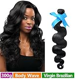 Rechoo Brazilian Virgin Hair 3 Bundle Deals 300G - Body Wave