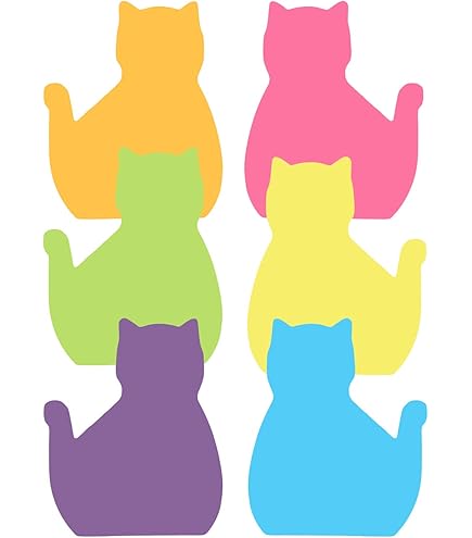 MLM Cartoon Cat Gel Pens - 8 Pack Bedroom Eyes Cat Rollerball Pens