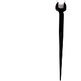 Zeluga 25-511 Construction Spud Wrench, 3/4-Inch Bolt, 1-1/8-Inch Nominal Opening, 17 Inch Lengh