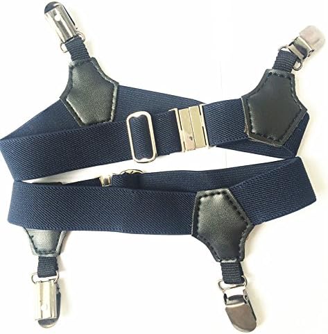 MDLG 2pcs Sexy NAVY Double Clip Thick Thin Women Men Sock Garter Suspender Costume Cosplay Accessories