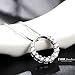 T400 White Link Tennis Bracelet Pendant Necklace Jewelry Set with AAA Cubic Zirconia Wedding Gift for Brides Bridesmaid Women