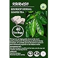 Soursop Graviola Guanabana Leaves for Tea, TEA 80gr 40 Teabag 2g/Teabag (KURASO) By Paradise Beach (80 gram, Soursop Leaves Tea)