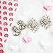 Happiness Boutique Women Statement Earrings | XXL Oversized Earrings with Rhinestones in Clear Color