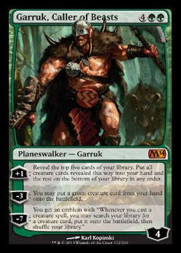 Magic: the Gathering - Garruk, Caller of Beasts (172/249) - Magic 2014