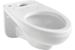 PROFLO PF1705HE Wall Mounted Elongated Toilet Bowl Only - White