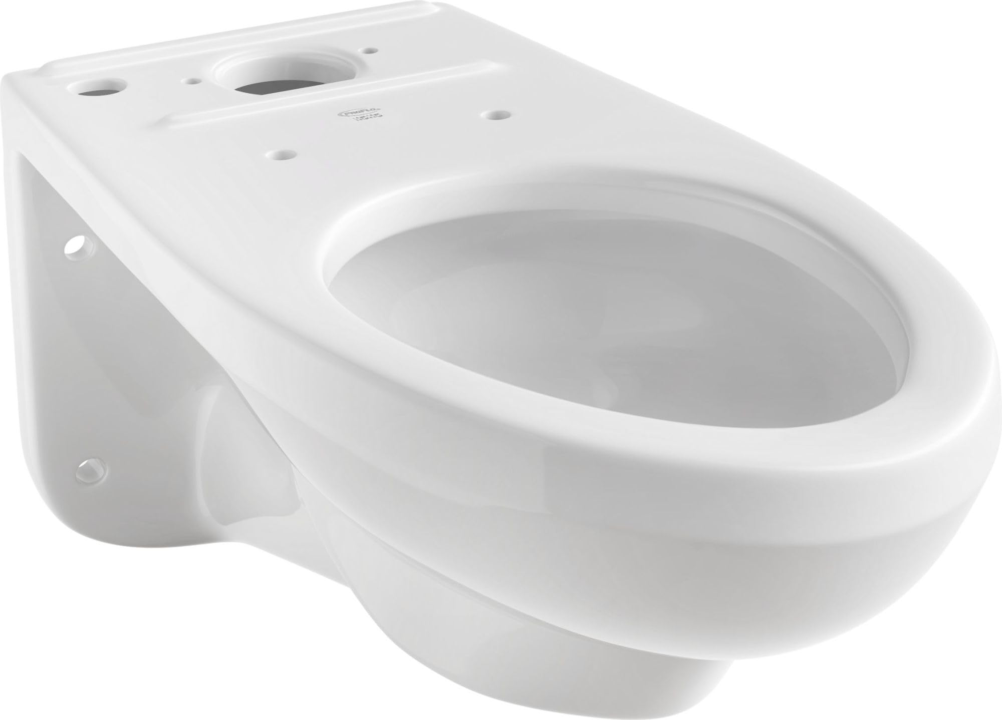 Photo 1 of **HEAVY DAMAGE. TRASH**PROFLO PF1705HE Wall Mounted Elongated Toilet Bowl Only - White