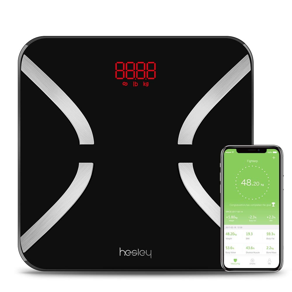 Hesley Weight Machine Weighing Machine Weighing Scale With 13 Essential Measurements Feelfit App Bluetooth Buy Online In Antigua And Barbuda At Desertcart