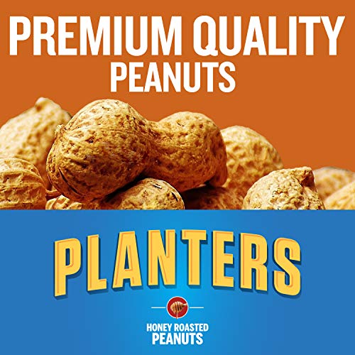 Planters Peanuts, Honey Roasted & Salted, 52 Ounce Canister (Pack of 2