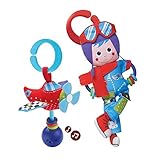 Baby Rattle And Plush Set - Musical Airplane And Pilot Play Set (3 mo+)