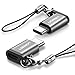 UGREEN Micro USB C Adapter Type C Charger Converter with Keychain Connector Compatible for Samsung Galaxy S10 S9 S8 Plus Note 9 8, Nintendo Switch, LG V20 G6, Google Pixel 2 XL, Nexus 5X 6P, Aluminum