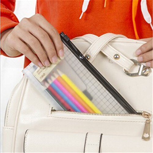 LJSLYJ Transparent Toothbrush Cosmetic Bag Women Travel Makeup Bag Make Up Organizer Storage Pouch Toiletry Beauty Wash Kit Case (Small toothbrush) - Thumbnail 3