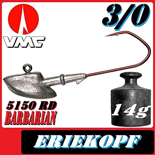 VMC Jigkopfhaken jig head series head 3/0&nbsp;14g, jig hooks, VMC Barbarian 5150&nbsp;RD, set of 5