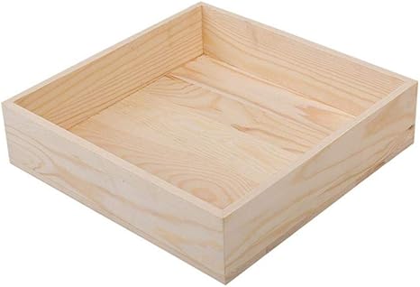 Kentop - Caja de Madera sin Tapa, Varios tamaños: Amazon.es: Jardín