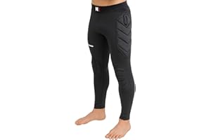 ONEKEEPER Goalkeeper Padded Leggings – Hip & Knee Impact Protection, Flexible Compression Fit, Youth & Adult Sizes