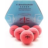 Foos Clubs Foosballs - Professional Tournament Quality Balls - Great for Schools, Home Play, and Rec Centers - Set of 6 Foosball Balls.