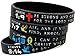 Inkstone Symbols of Faith Bible Bracelets w/Christian Symbols - Set of 4 Scripture Engraved Silicone Wristbands