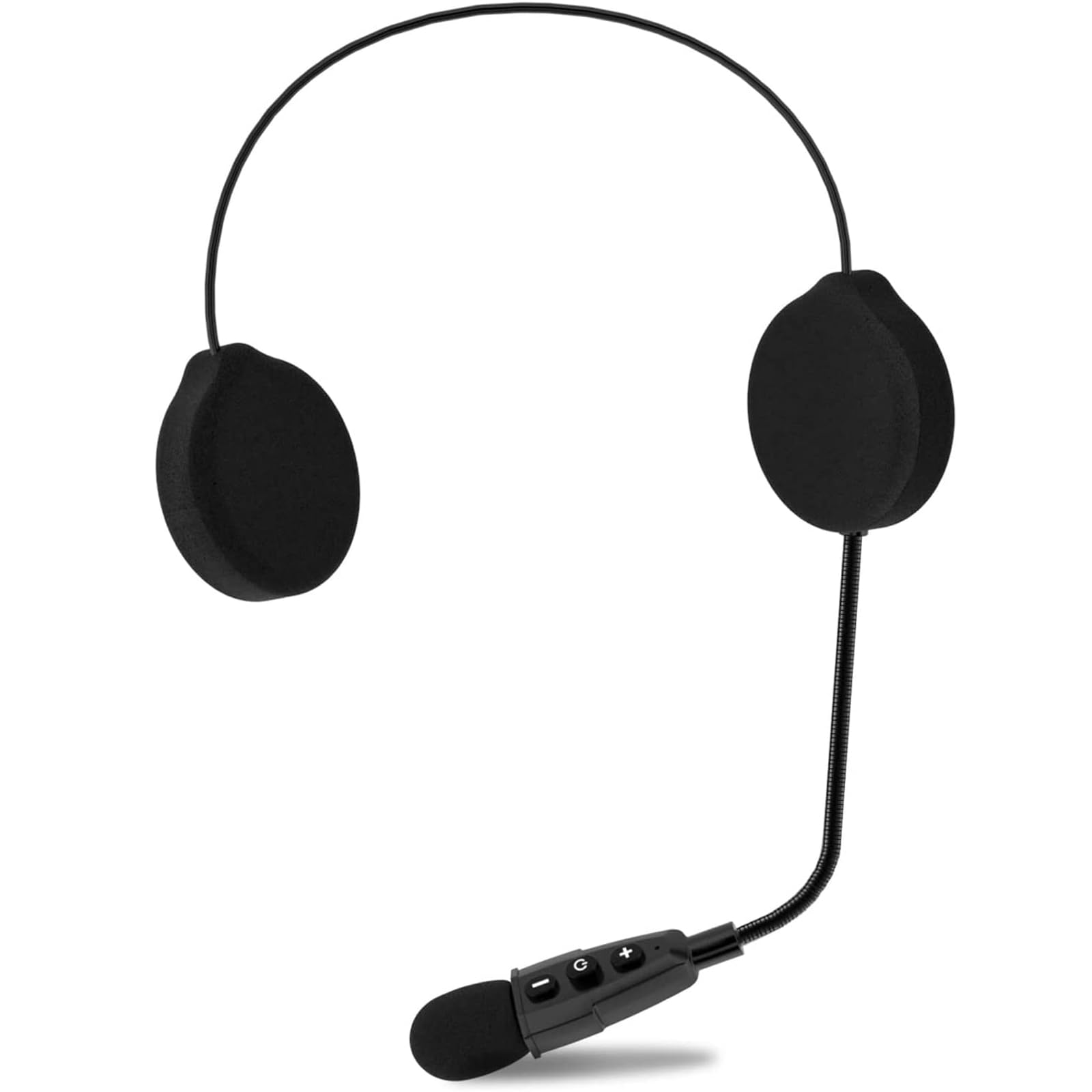 QSPORTPEAK Motorcycle Helmet Bluetooth Headset, Bluetooth 5.1 Headset Intercom,HD sound quality E1+,specially designed for safety motorcycle riding,connect 2 mobile phones