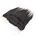 Forawme Pre Plucked 13X4 Full Lace Frontals Human Hair Pieces 16 Inch Ear To Ear Lace Frontals Closure With Natural Hairline 10A Brazilian Straight Hair