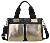 Heshe Women's Contrast Color Shoulder Handbags Tote Bag Cross Body Purse Large Capacity