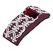WITHit XO Your Sister Designer Sleeve compatible with the Fitbit Charge/Charge HR - Band Cover - Arabesque burgundy/white
