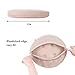 baibu Round Stool Cushions, Super Breathable Round Bar Stool Cover Seat Cushion Beige 12