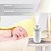 INNOKA Ultrasonic Portable Cool Mist Mini Humidifier 280ml [Auto Shut-Off & Whisper Quiet] w/LED Light Indicator, USB Powered Desk Vaporizer for Home Bedroom Office Travel Hotel Car Kids Baby, White