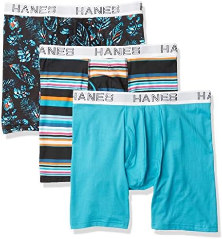 Hanes Ultimate Men's Comfort Flex Fit Odor Control Boxer Briefs (3 Pack)