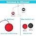 Eagle Ridge Boxing Reflex Ball Improve Speed Hand Eye Coordination Portable and Adjustable Light Weight Cap Speed Training Faster Reaction Great for Fitness