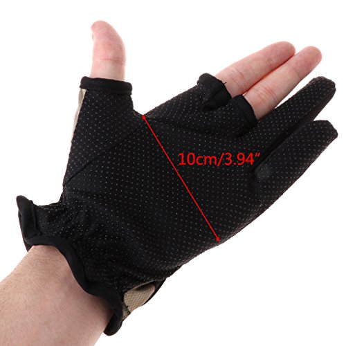 Lergo Angelhandschuhe mit 3 Fingerschlitzen, rutschfest, atmungsaktiv, Tarnmuster – Bild 5