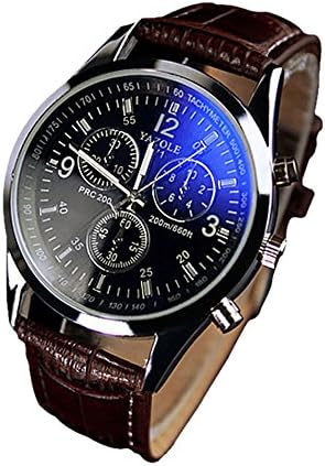 Start Men's Business Retro Design Leather Band Wrist Watch