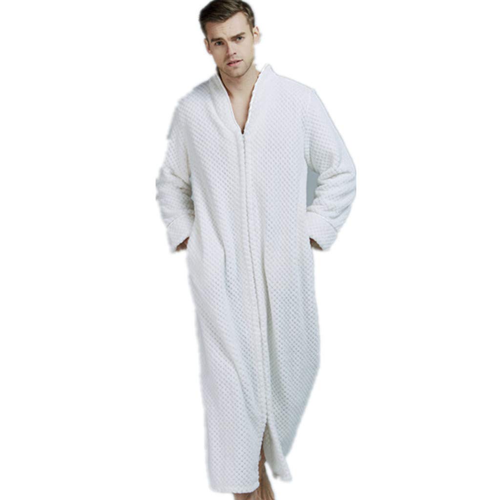 mens zipper robe