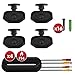 Defender Pro 4 Pack 800TVL Outdoor Security Camera with 150ft Night Vision ,21146