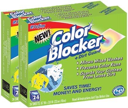 Color Blocker Dye-Trapping, in-wash Cloths - 24 Each (2 Pack)