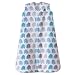 HALO SleepSack, Micro-Fleece Wearable Blanket, Swaddle Transition Sleeping Bag, TOG 1.0, Elephant Texture, Medium, 6-12 Months
