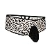 YiZYiF Sissy Pouch Men's Lingerie Floral Lace Bikini Briefs Criss Cross Jockstraps Panty (X-Large(Waist:32.0-45.0