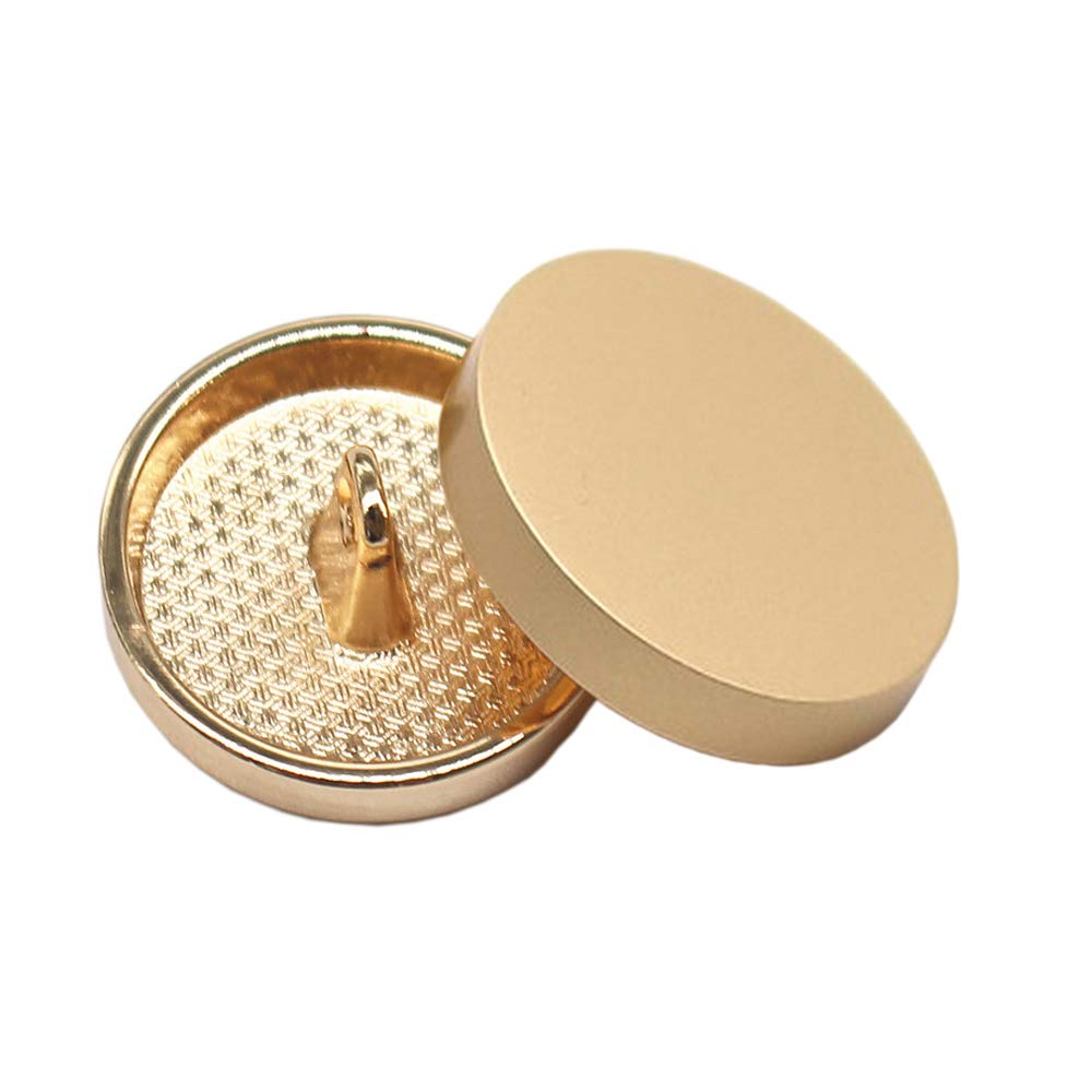 ByaHoGa 14pcs Gold Blazer Buttons for Suits Blazers Sport Coats 20mm 15mm Metal Shank Blazer Buttons Set for Sewing Coats Suits Blazers (MB20120)