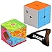 2x2 Cube Stickerless, No Fall Apart for All Ages & Beginners, More Smoothly Than Original 2x2 Cube