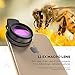 VAVA Phone Lens Cellphone Camera Lens Kit with Dual 0.45x/100 Wide Angle and 12.5x Macro Lenses (Petal Design Lens Hood, Broadband Antireflective Coating, Elongated 3cm Clip)