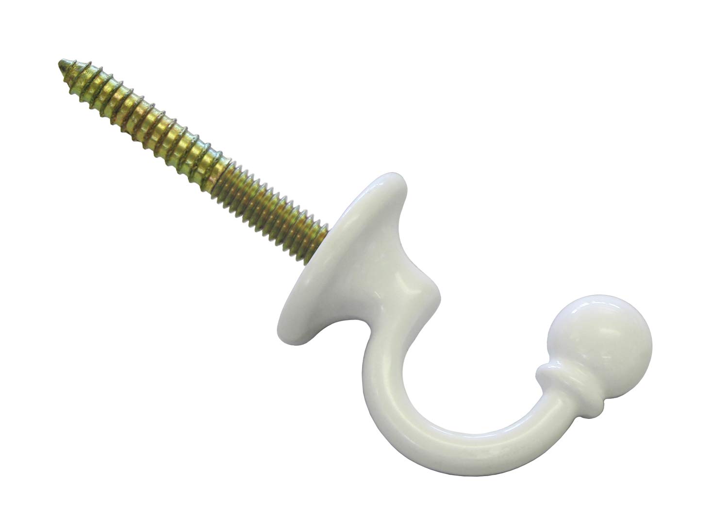 Gardinia 2 x 3cm White Metal Baroque Decorative Hooks for Draperies and Draperies — image 1