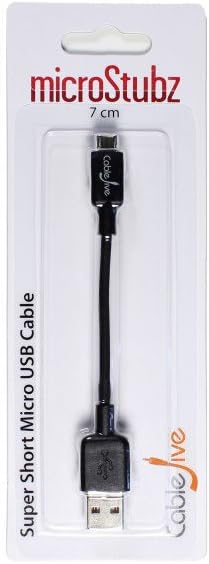 CableJive microStubz USB Cable 0.07 m USB A Micro-USB B Black, USB Cables (0.07 m, USB A, Micro-USB B, 2.0 - Image 3