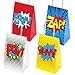 Superhero Party Supplies Favors, 24PC Superhero Party Bags For Superhero Theme Birthday Party Decorations with 24 Superhero Stickers