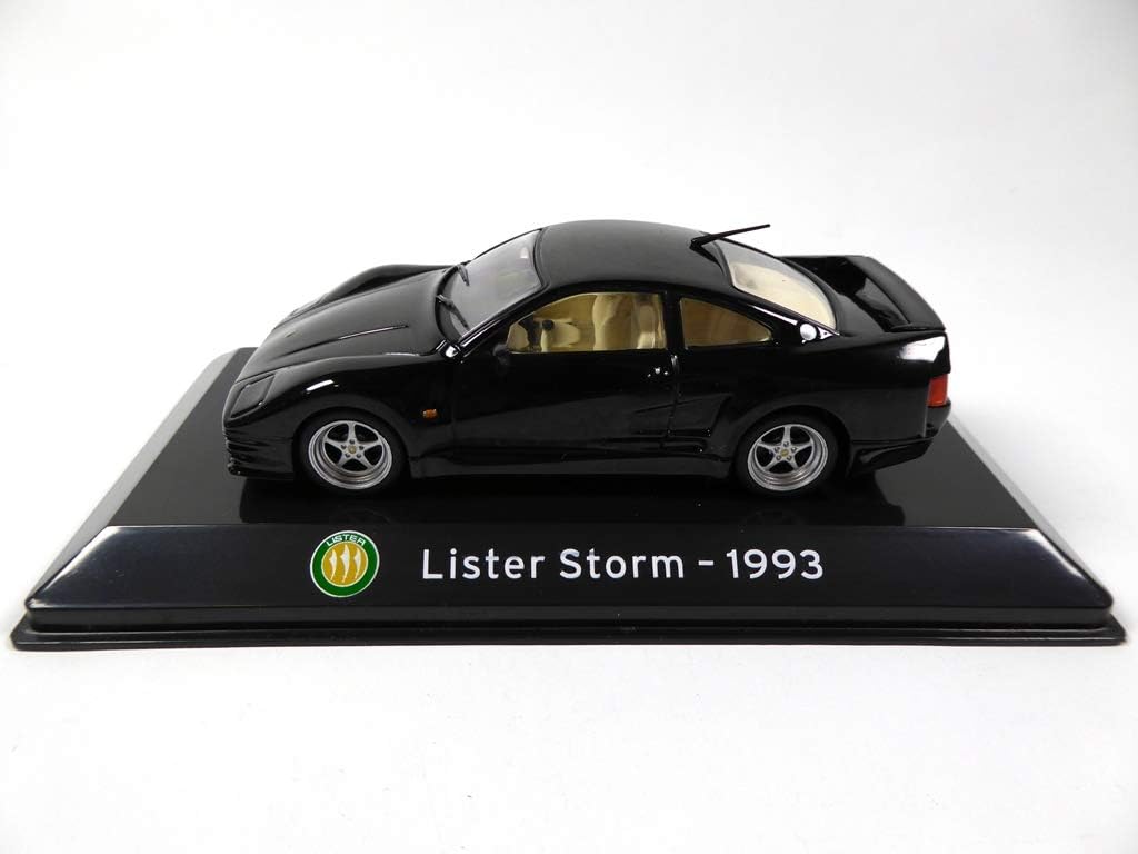 OPO 10 - Car 1/43 Collection SUPERCARS Compatible with Lister Storm 1993 (S54), Black - Image 3