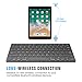 SPARIN Bluetooth Keyboard for iPad Mini 6/iPad 9th/iPad Pro 12.9 / iPad Pro 11, Wireless Keyboard for iPad 10.2 Inch/iPad 8th/ iPad Air 4 and Other iPads/iPhones, Black