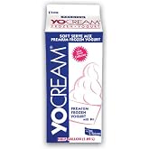 Dannon YoCream White Vanilla Low-Fat Soft Serve Frozen Yogurt Mix, 64 Ounce Liquid (Pack of 6)